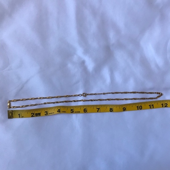 Vintage 80s Gold Plated Necklace Chain - Picture 13 of 16